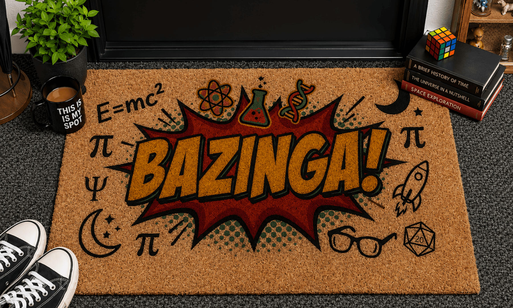 Bazinga! Coir Mat