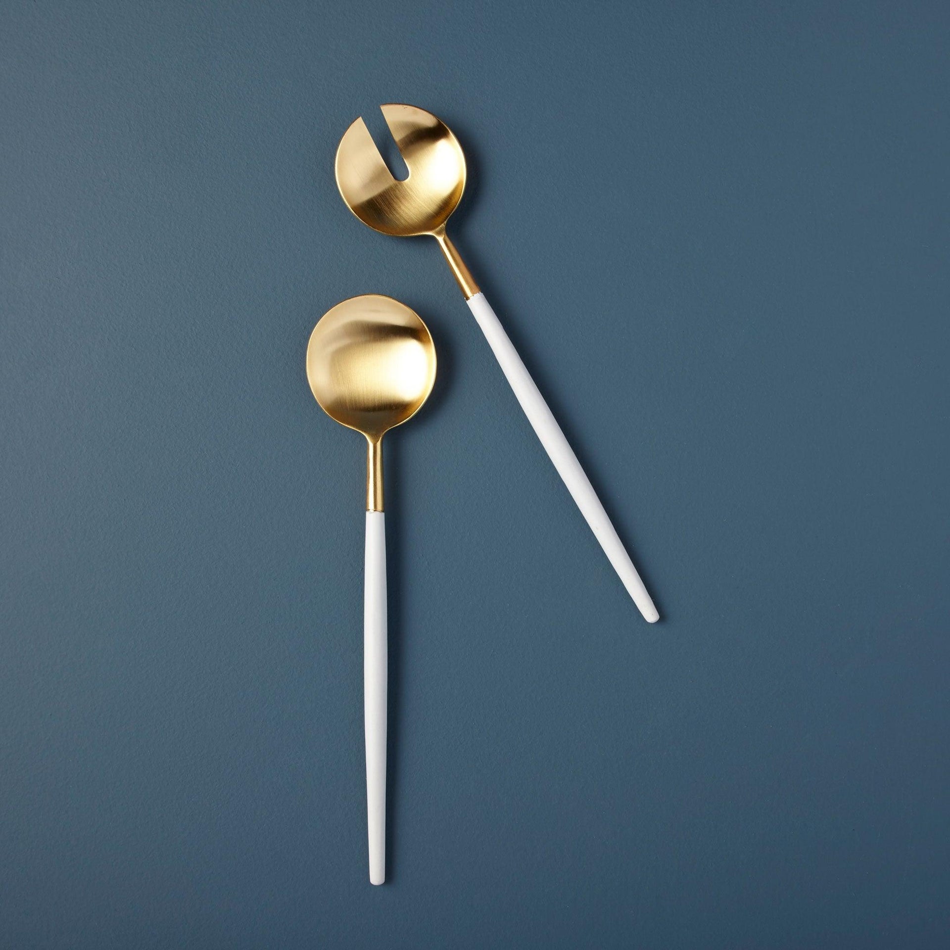 White & Gold Serving Set