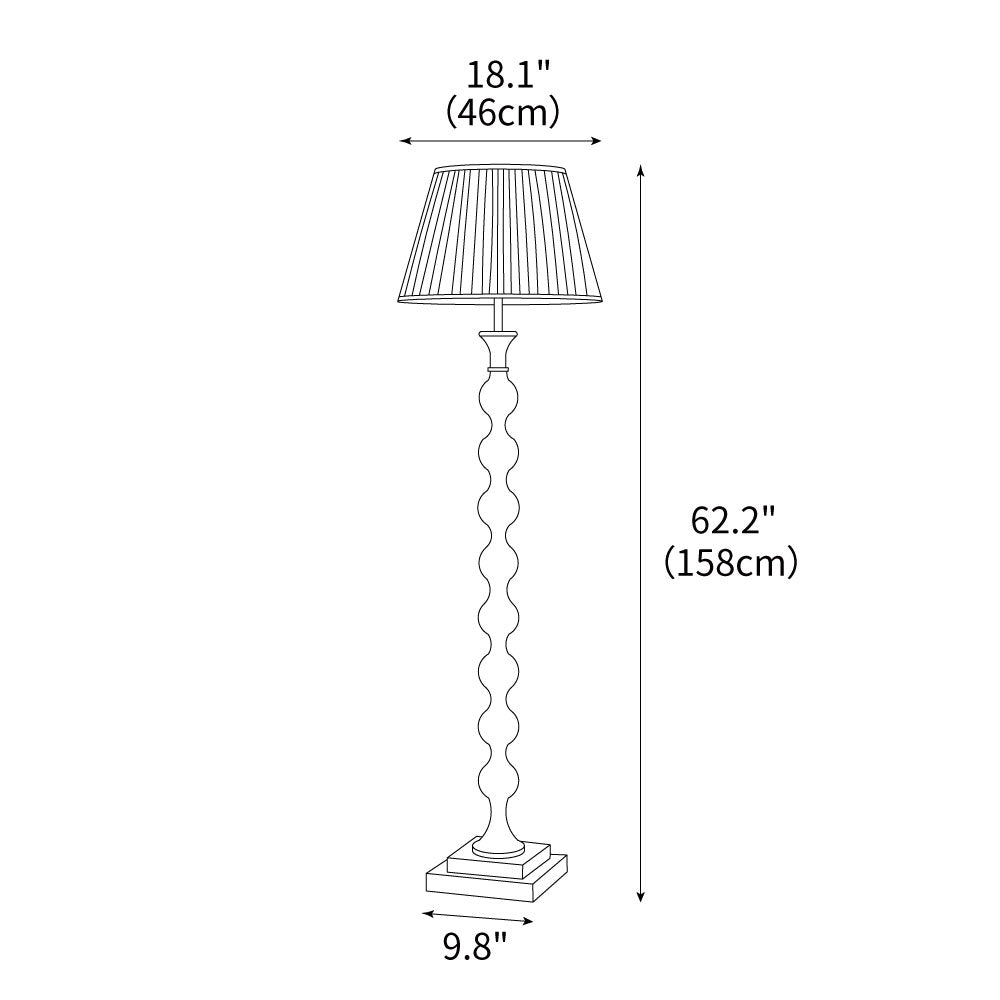 Bead Column Floor Lamp 18.1