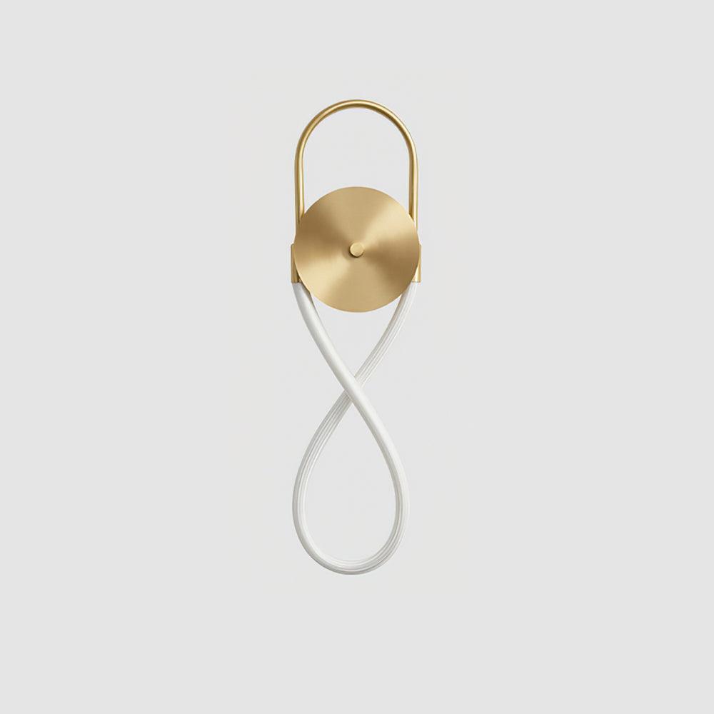 Bead Cascade Loop Wall Lamp