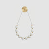 Bead Cascade Loop Wall Lamp - Model A: D48 x H38cm / D18.9 x H15″ / Brass / Warm Light