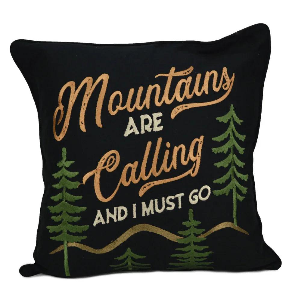 Bear Portrait Mountain Pillow - Gifts for You 'n Me