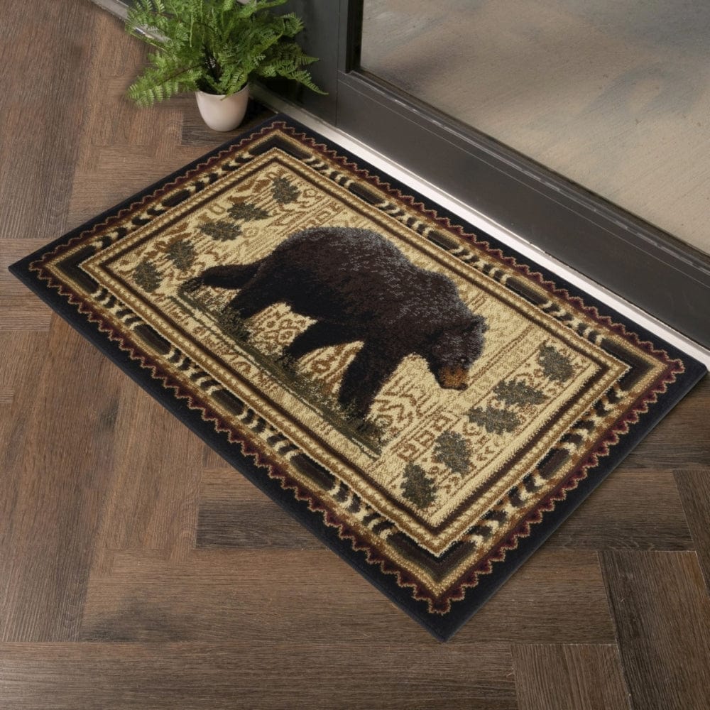 Bear Roam Brown Area Rug