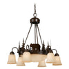 Bear Lodge 9 Light Chandelier