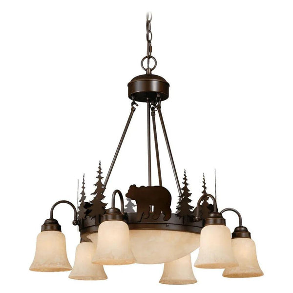 Bear Lodge 9 Light Chandelier - Gifts for You 'n Me