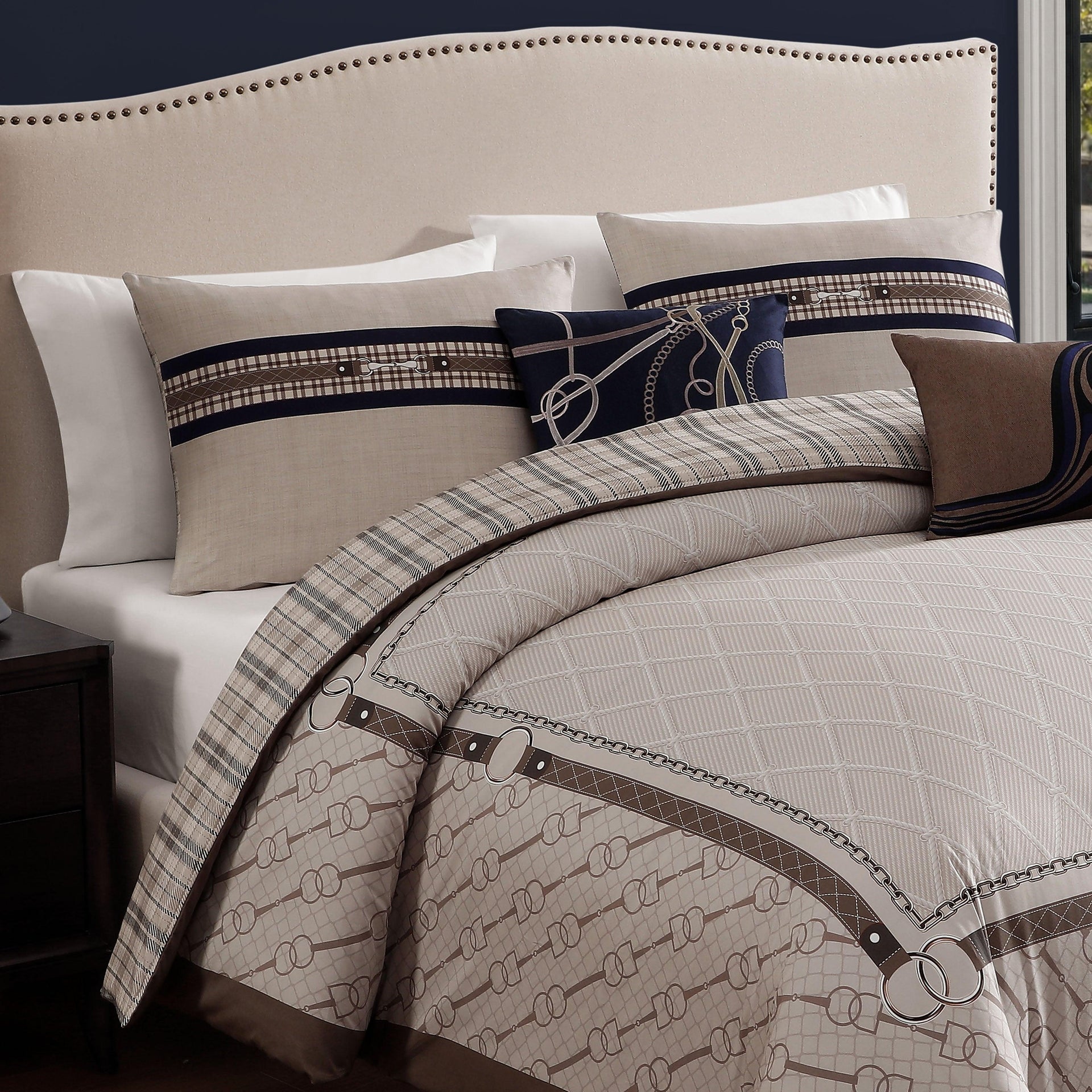 Bebejan Equestrian 5 Piece Reversible Comforter Set