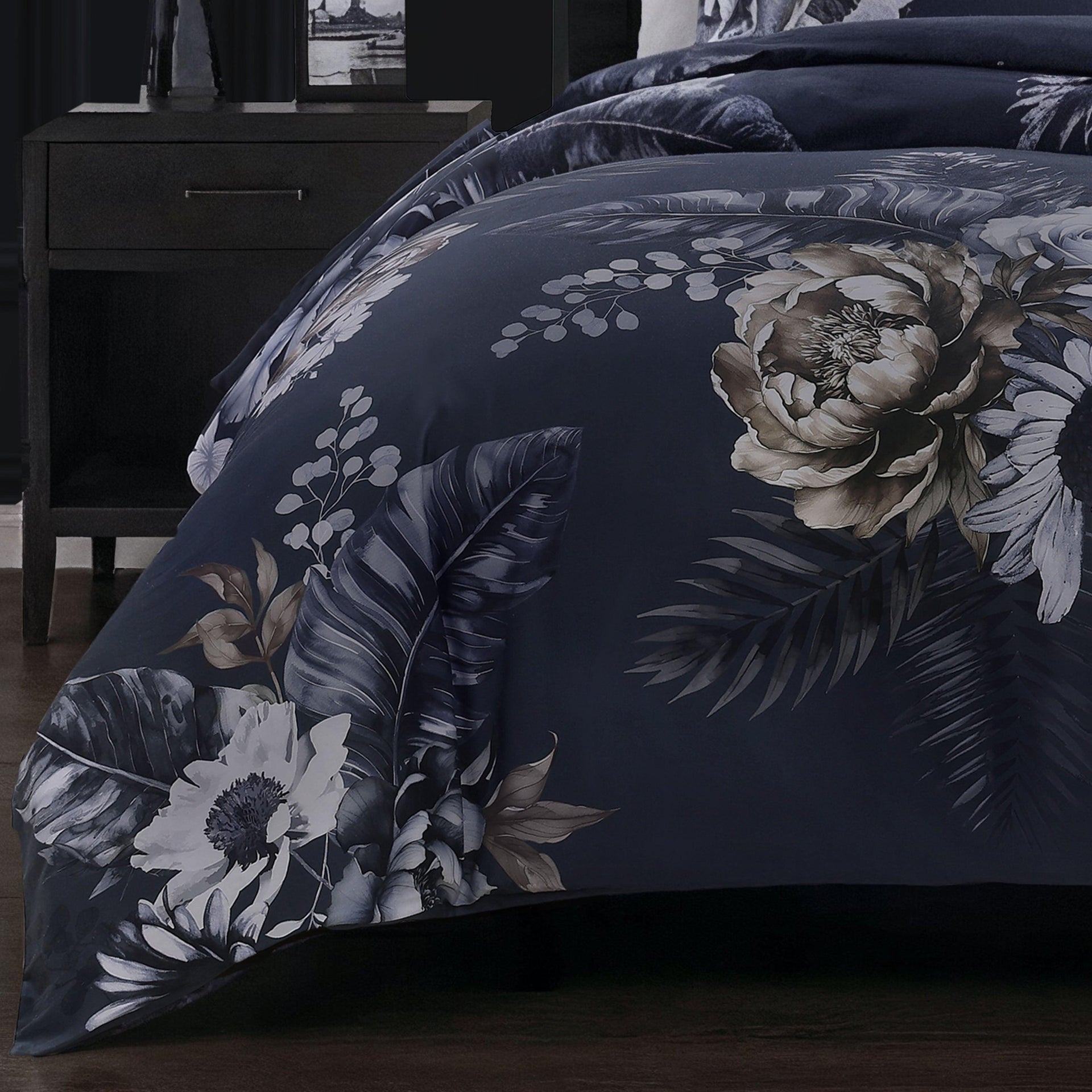 Forget Me Not 3 Piece Reversible Duvet Cover Set