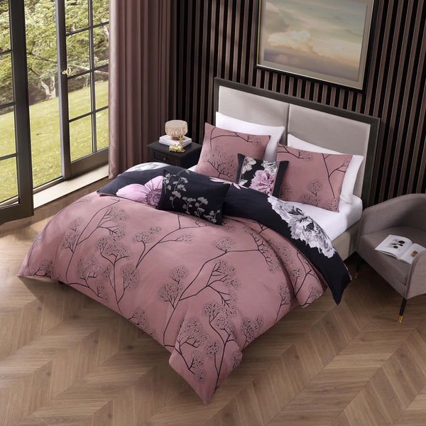 Bebejan Midnight Meadow 5 Piece Reversible Comforter Set