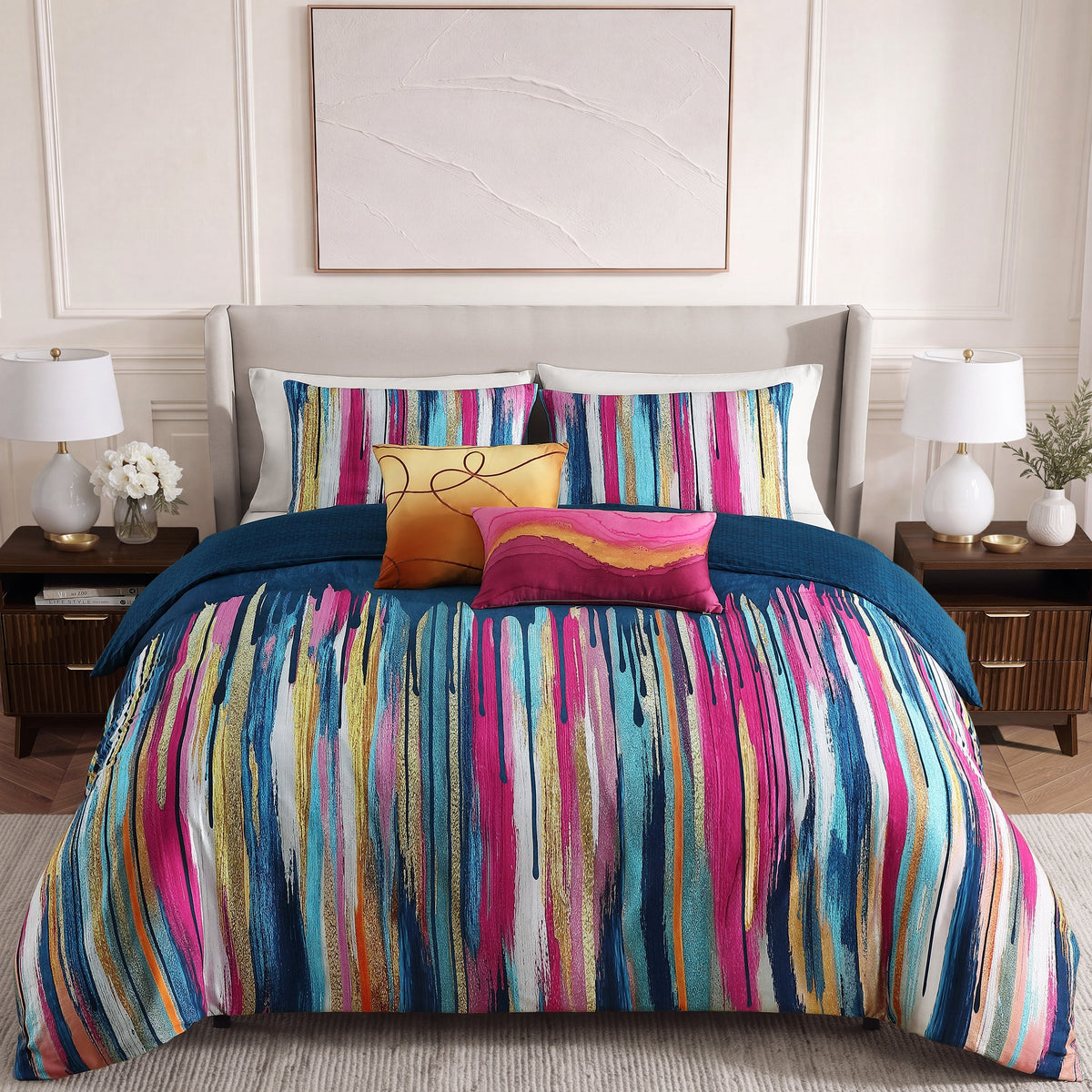Bebejan Modern Palette 5 Piece Comforter Set
