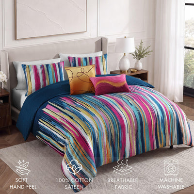 Bebejan Modern Palette 5 Piece Comforter Set