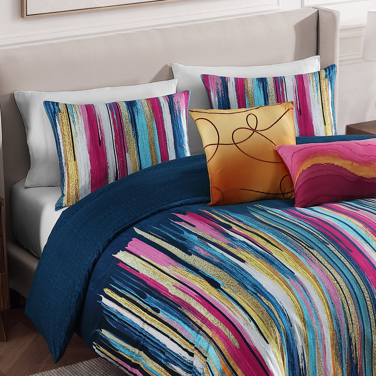Bebejan Modern Palette 5 Piece Comforter Set