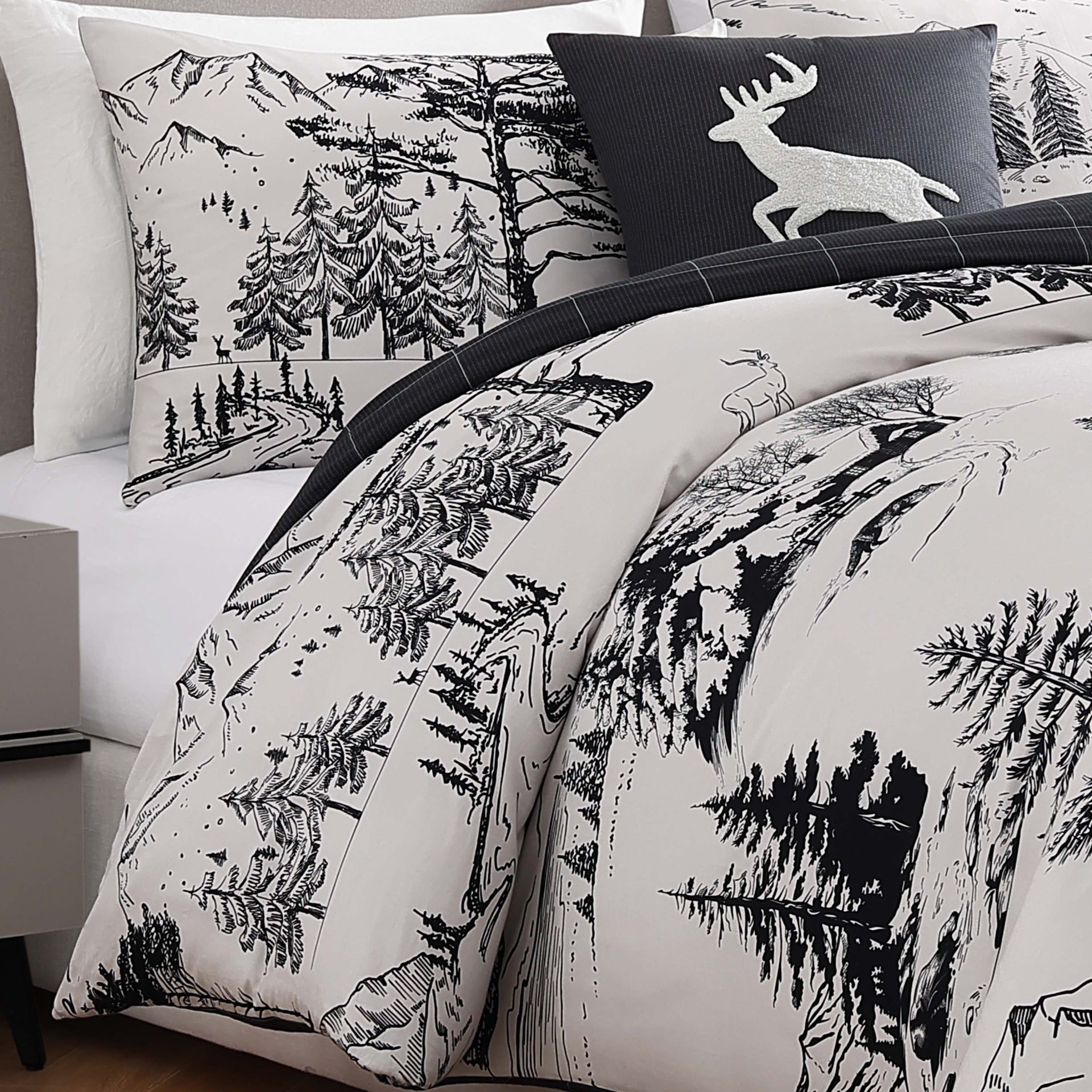 Bebejan Rocky Mountains 5 Piece Reversible Comforter Set