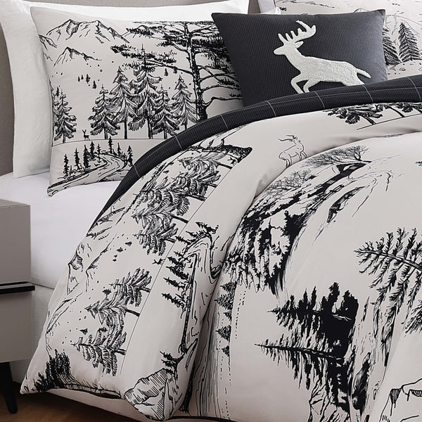 Bebejan Rocky Mountains 5 Piece Reversible Comforter Set