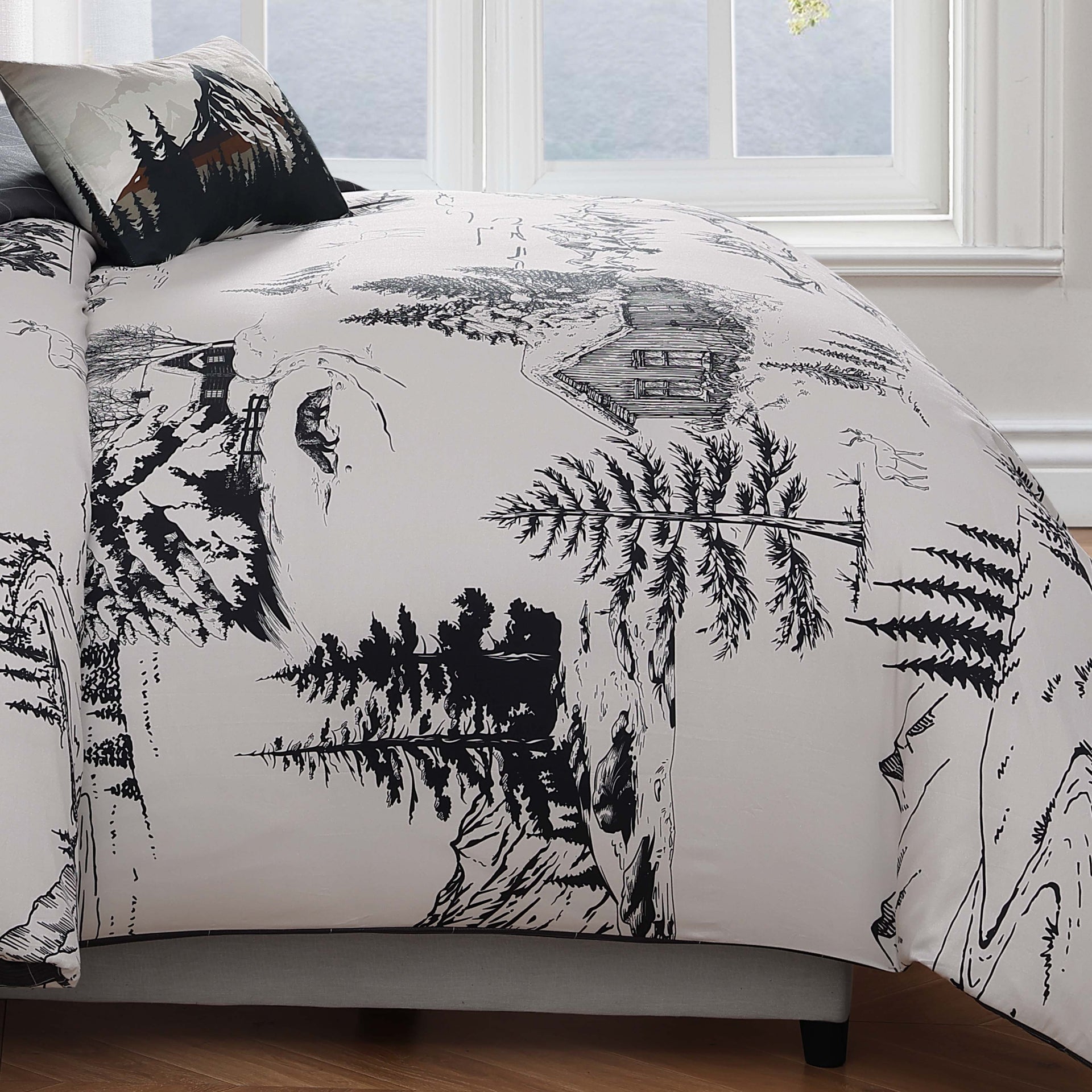 Bebejan Rocky Mountains 5 Piece Reversible Comforter Set