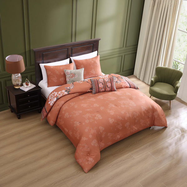 Bebejan Rossana 5 Piece Reversible Comforter Set