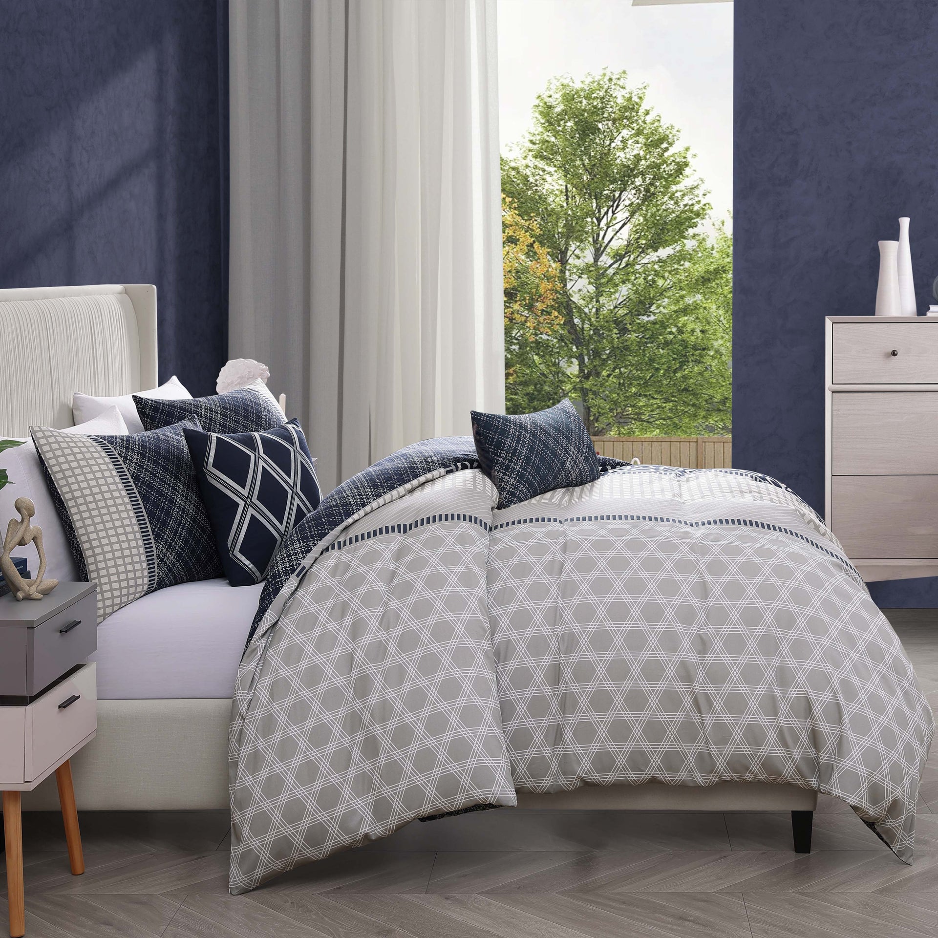 Bebejan Vertigeo 5 Piece Reversible Comforter Set