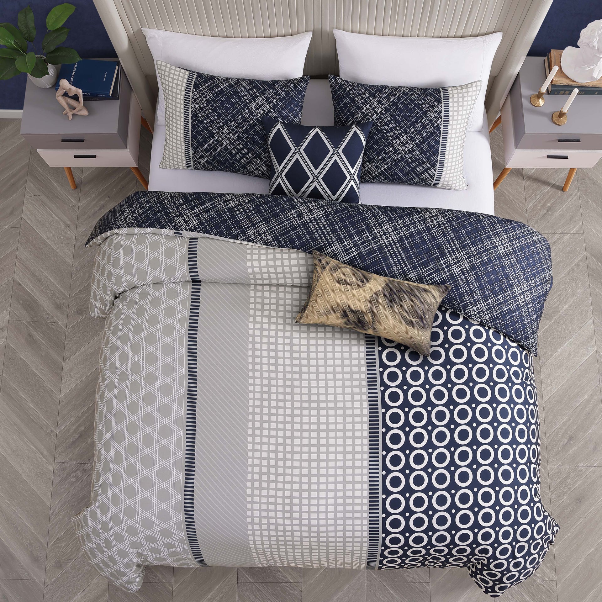 Bebejan Vertigeo 5 Piece Reversible Comforter Set