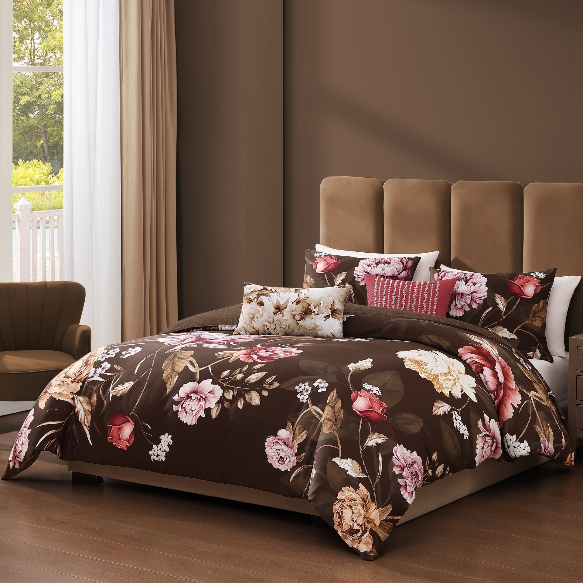 Coco 5 Piece Reversible Comforter Set