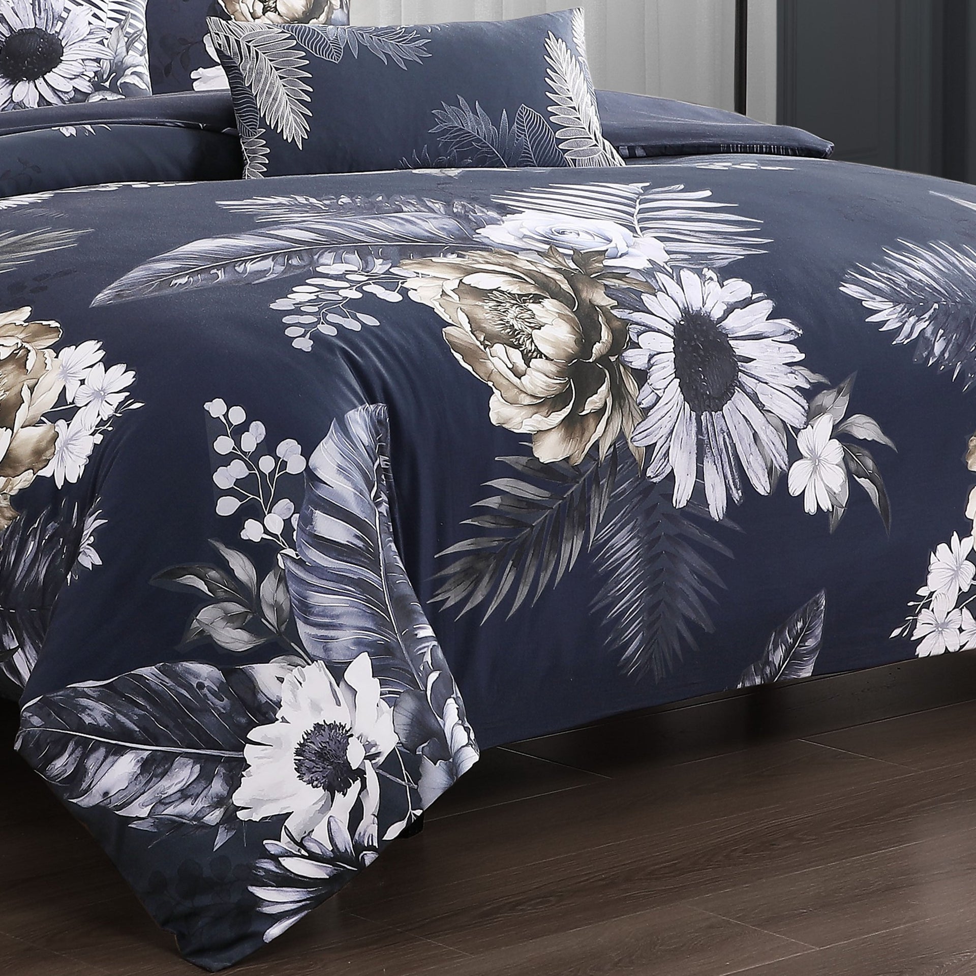 Bebejan Forget Me Not 5 Piece Reversible Comforter Set