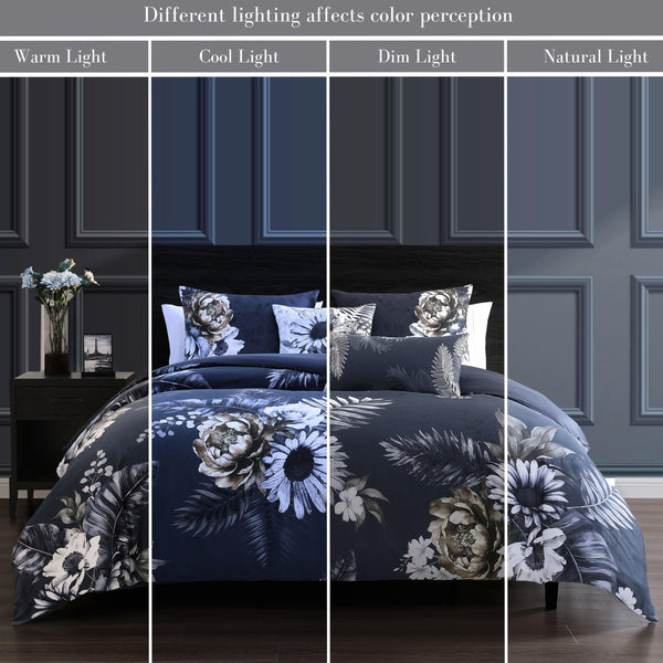 Bebejan Forget Me Not 5 Piece Reversible Comforter Set