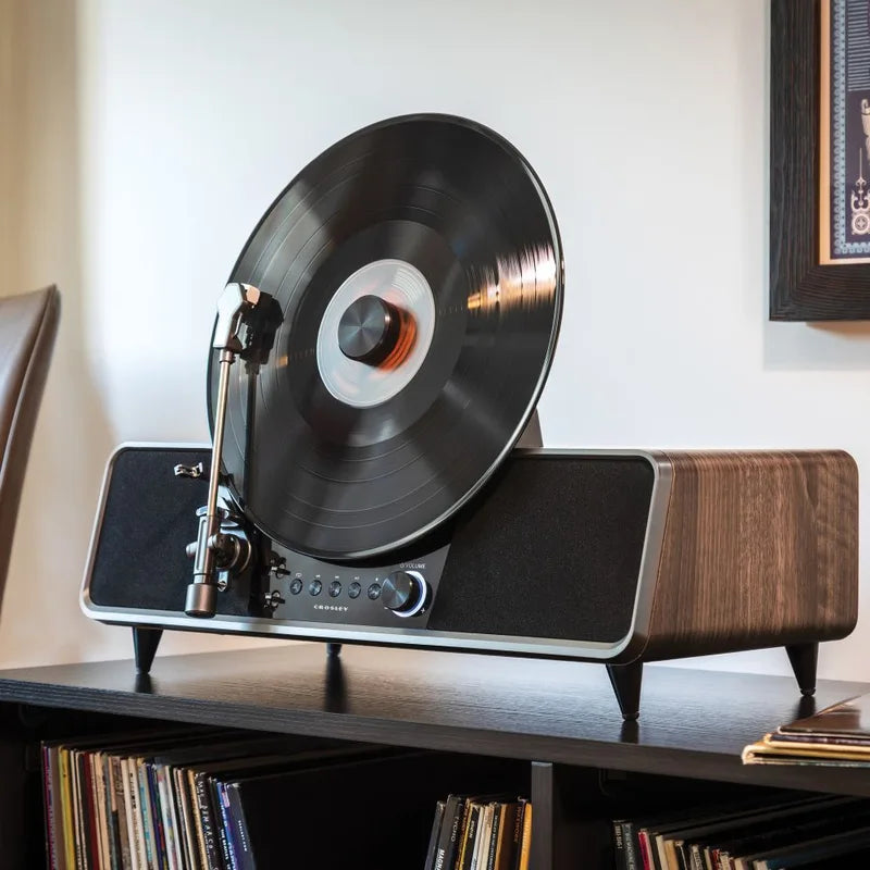 Beck Fully Automatic Vertical Record Player - Walnut Deer Park Distributors