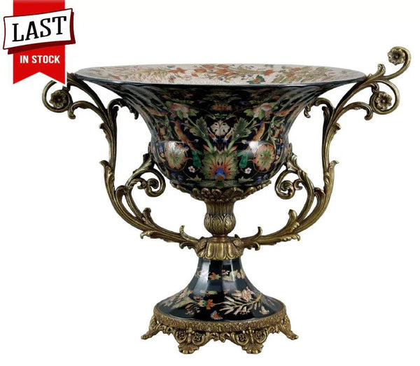 Bell Shaped Bronze Ormolu Centerpiece - Miramar - Gifts for You 'n Me