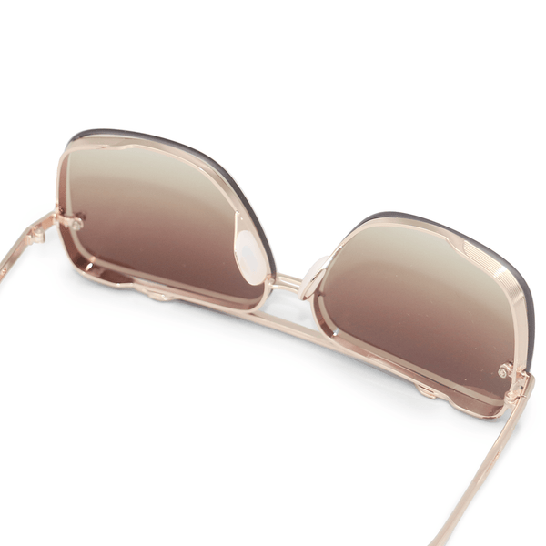 Smaller Bella Coffee - Tangle Free Aviator Sunglasses