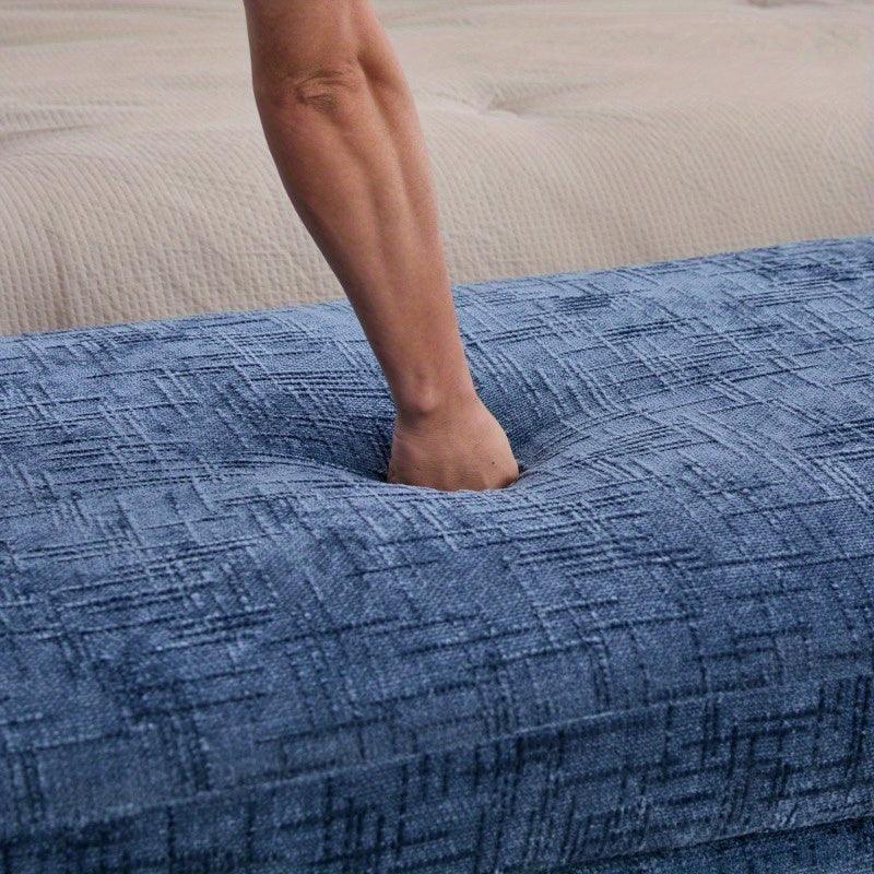 Bench - Chenille Blue 7ft