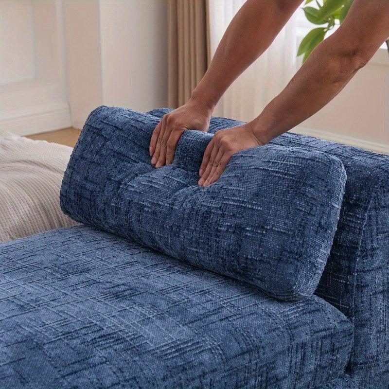 Bench - Chenille Blue 7ft
