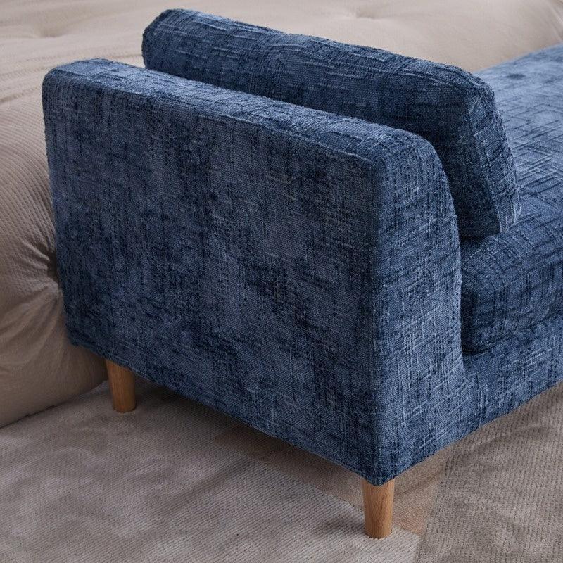 Bench - Chenille Blue 7ft