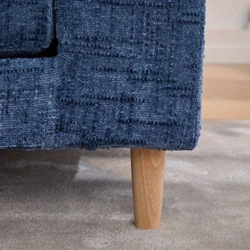 Bench - Chenille Blue 7ft