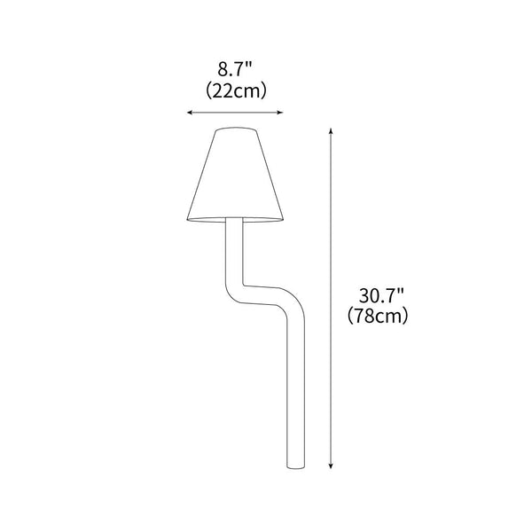 Bend Wood Table Lamp 8.7