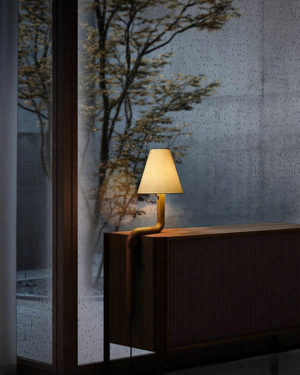 Bend Wood Table Lamp 8.7