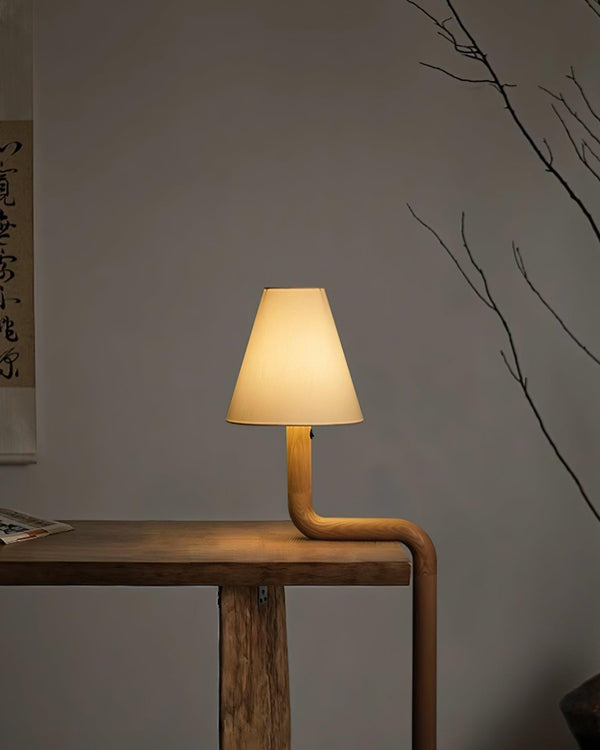 Bend Wood Table Lamp 8.7