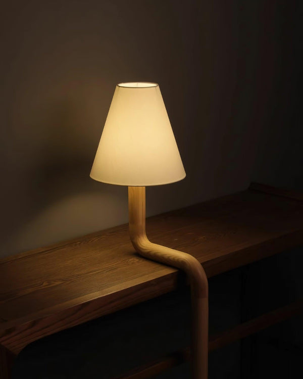 Bend Wood Table Lamp 8.7