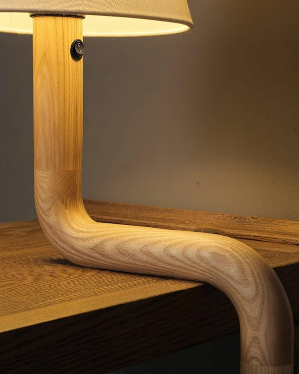 Bend Wood Table Lamp 8.7
