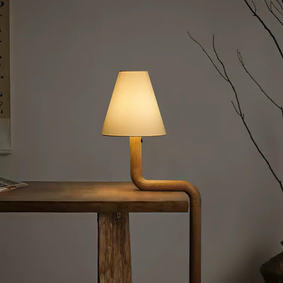 Bend Wood Table Lamp 8.7