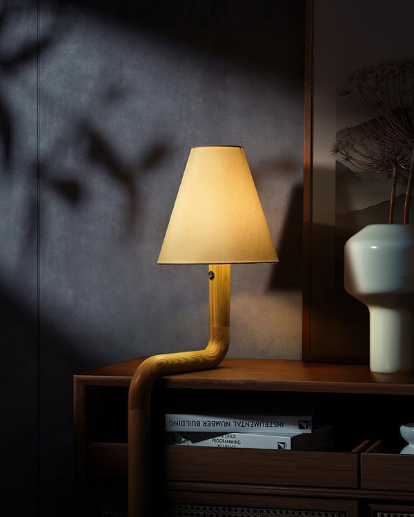 Bend Wood Table Lamp 8.7