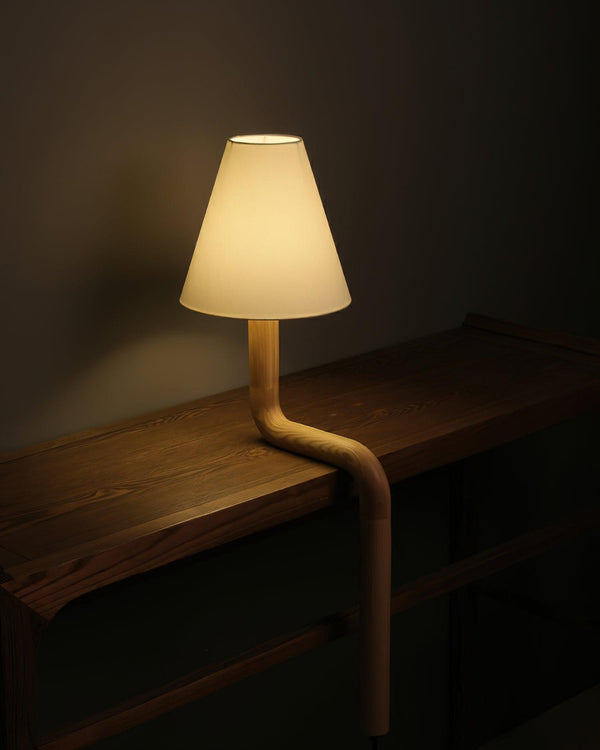 Bend Wood Table Lamp 8.7