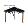 Shade N' Shelters Berken Pavilion Winter Roof Support Rod