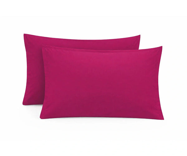 100% Cotton Sateen Pillowcases - Set of 2