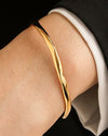 Best Trending Trendy Gold Cuff Bracelet Jewelry Gift on Sale for Women, Lady, Mother, Wife
