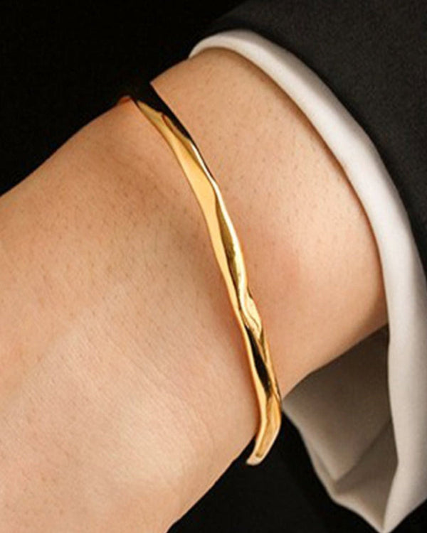 Best Trending Trendy Gold Cuff Bracelet Jewelry Gift on Sale for Women, Lady, Mother, Wife