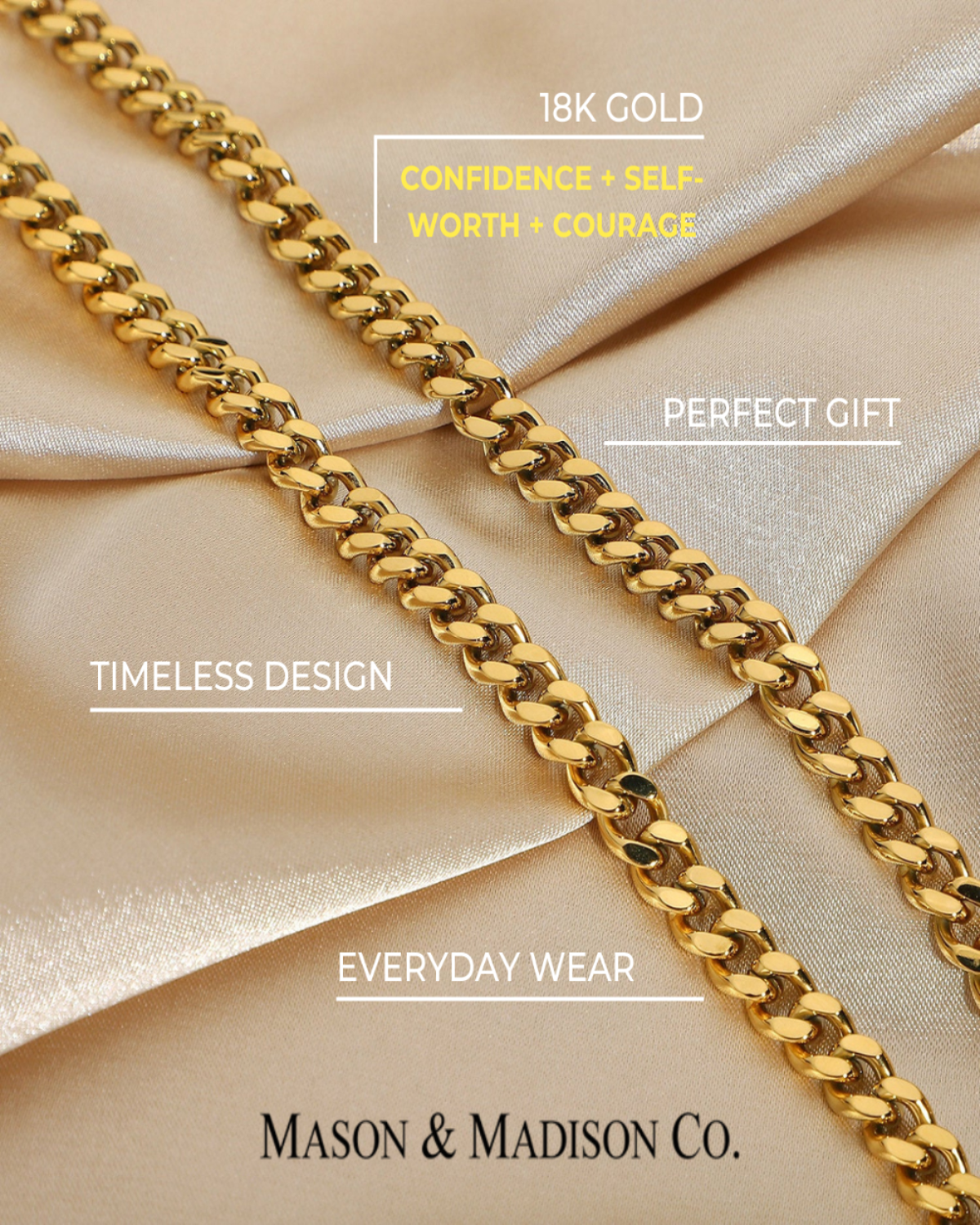 Best Trending Trendy Gold Chunky Chain + Cable Chain Necklace Stack Bundle Jewelry Gift on Sale for Women, Lady, Mother, Wife