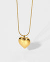 Best Trending Trendy Gold Heart Necklace Bracelet Jewelry Bundle Set Jewelry Gift on Sale for Women, Lady, Mother, Wife