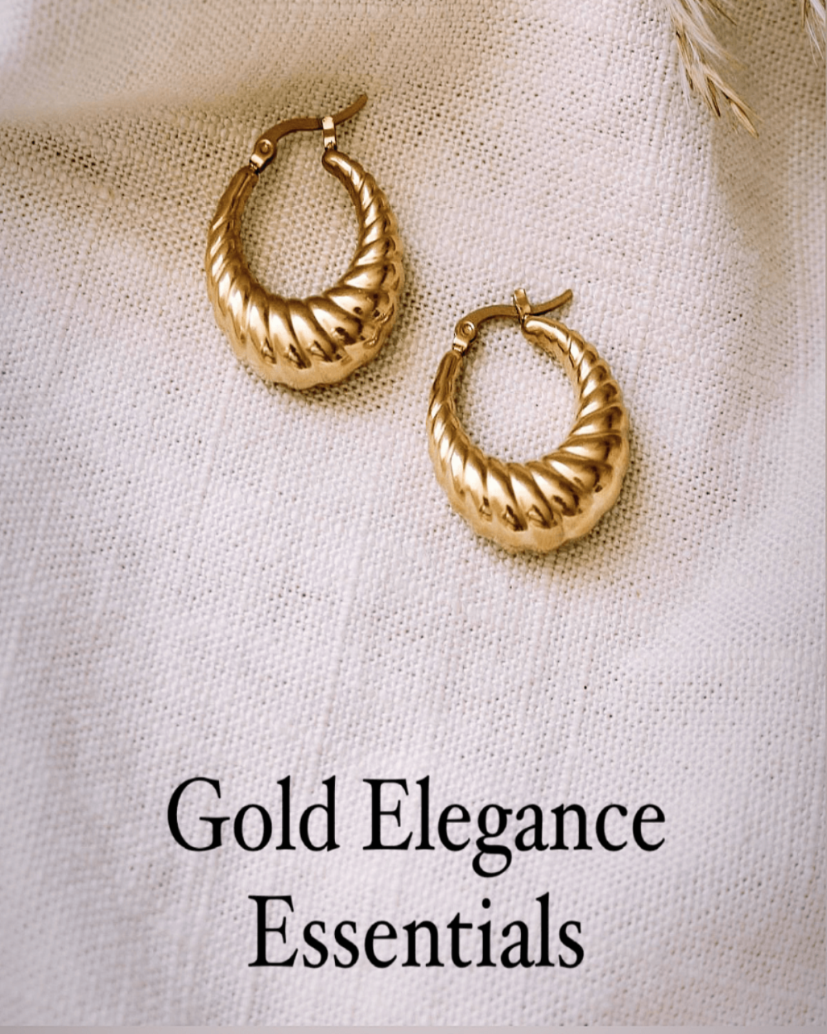 Best Trending Trendy Gold Hoop Earrings Jewelry Gift on Sale for Women, Lady, Mother, Wife