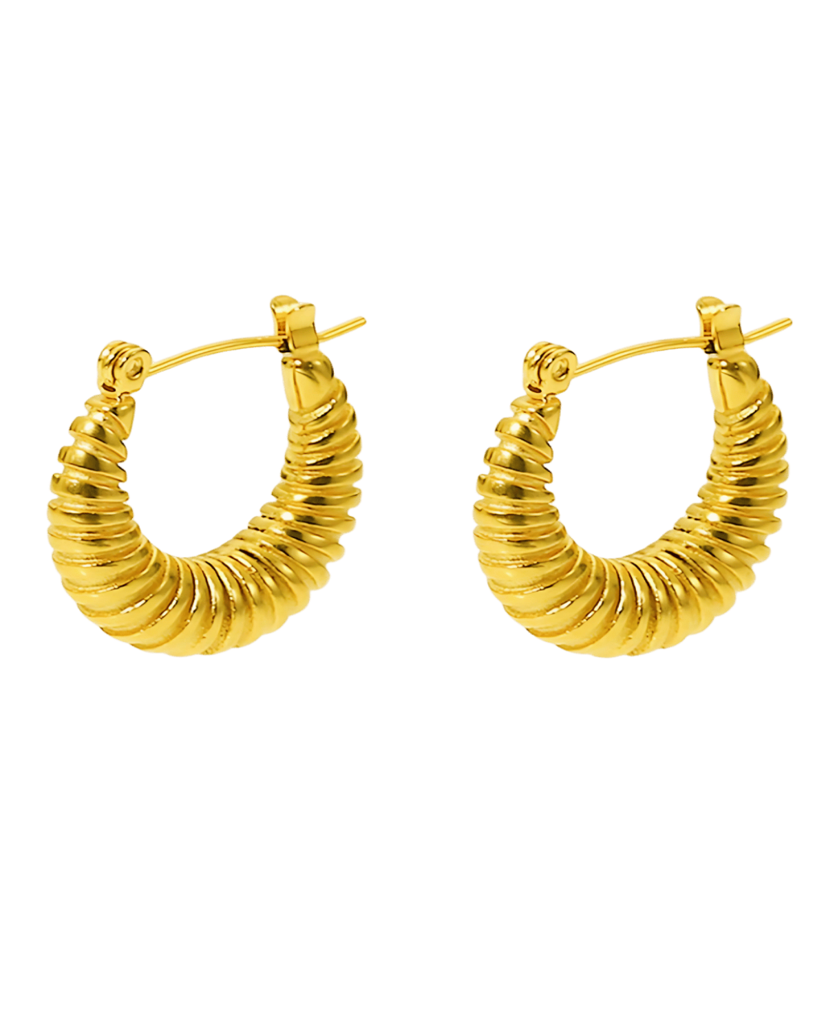 Best Trending Trendy Gold Hoop Earrings Jewelry Gift on Sale for Women, Lady, Mother, Wife