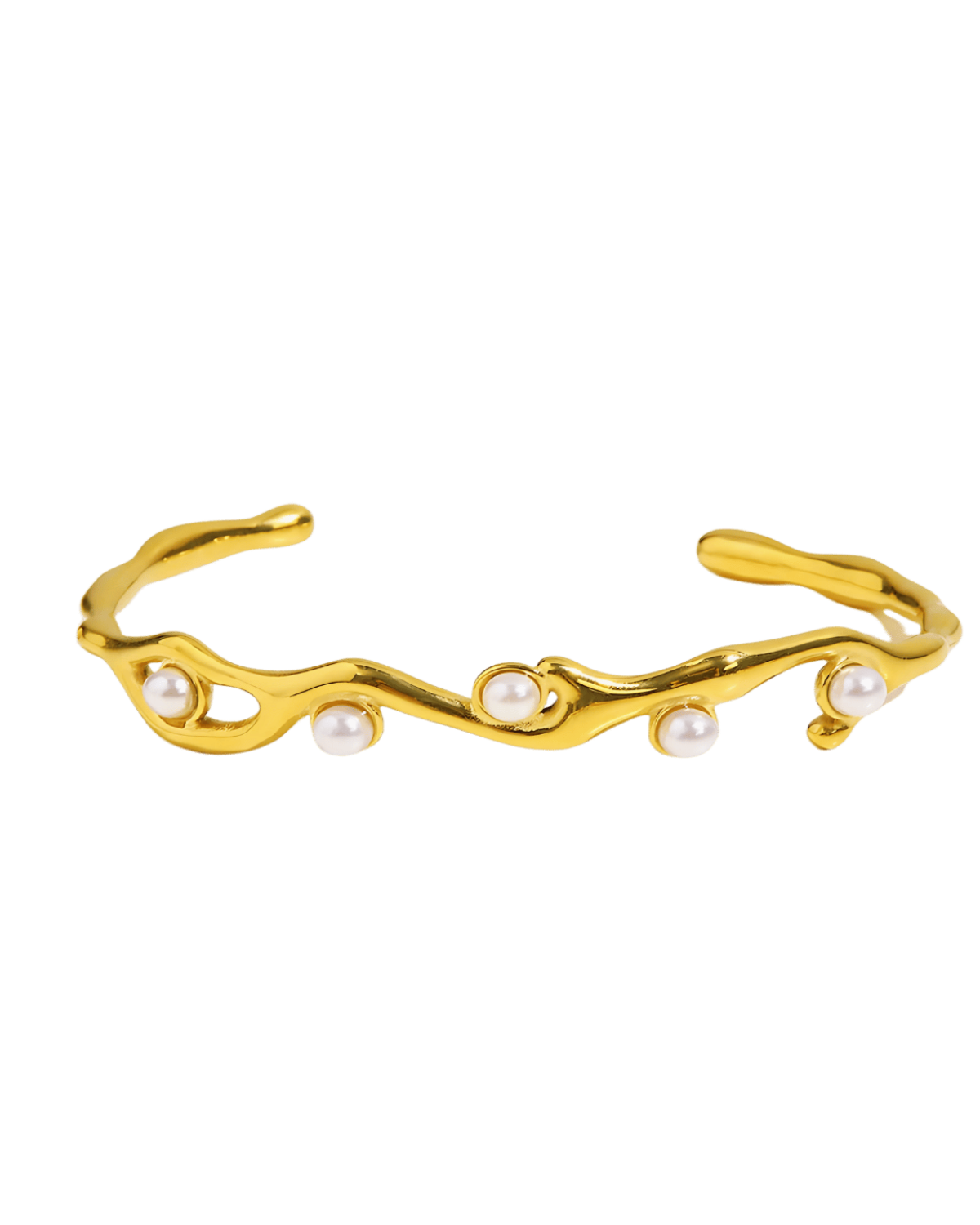 Best Trending Trendy Pearl Cuff Bracelet Jewelry Gift on Sale for Women, Lady, Mother, Wife