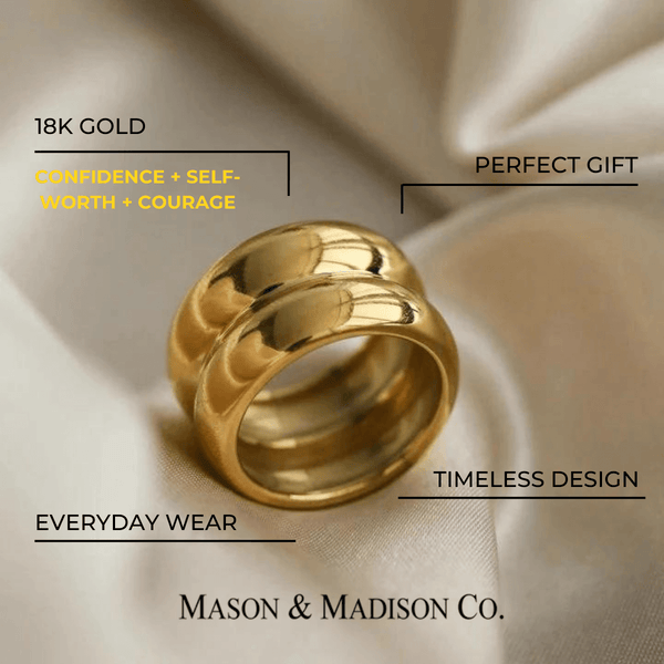 NYC Duo Ridge Ring