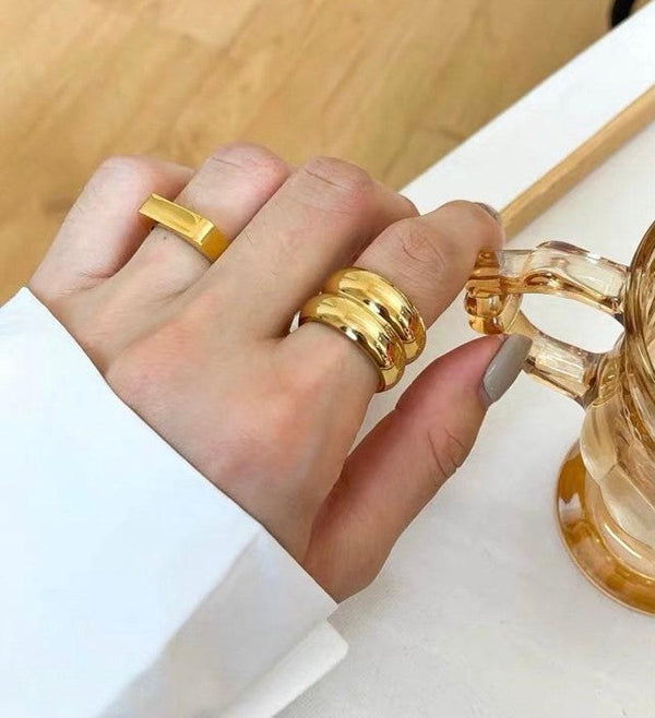 NYC Duo Ridge Ring